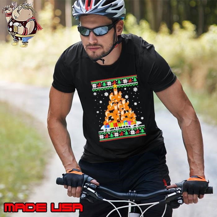 Fox Xmas tree Christmas ugly Unisex
