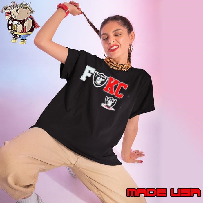 Funny FCK KC Las Vegas Raiders 2024 Ladies tee