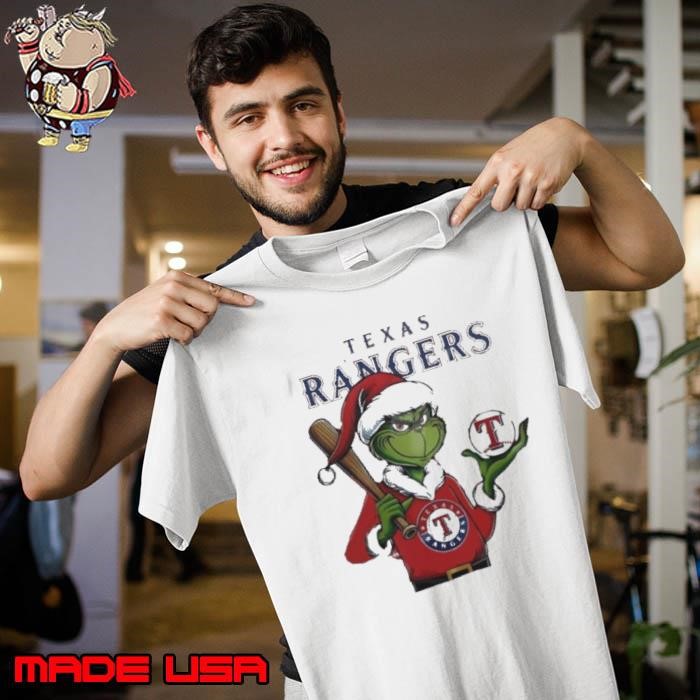 Grinch Santa X Texas Rangers Merry Christmas Unisex