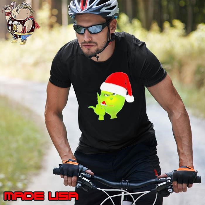 Grinch X Middle Finger Pour Hommes Christmas Unisex