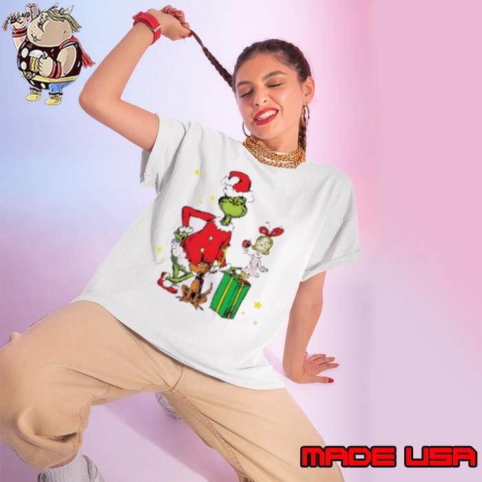 Grinch and Cindy Lou Who Grinchmas Ladies tee