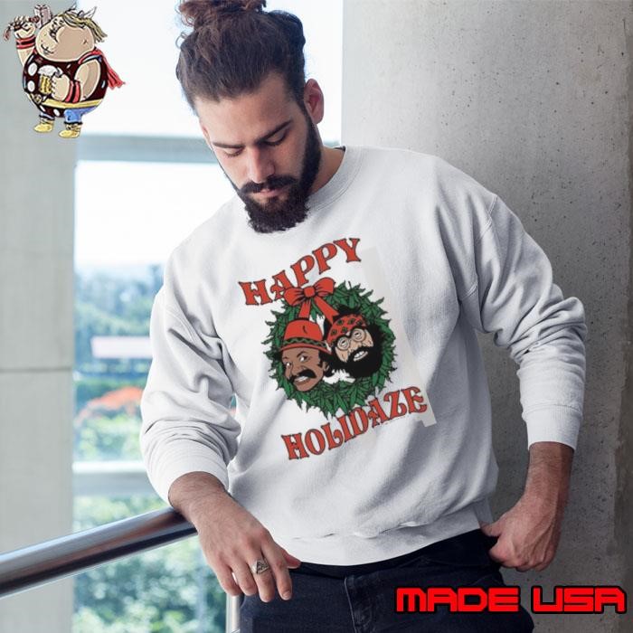 Happy Holidaze Cheech and Chong Sweatshirt