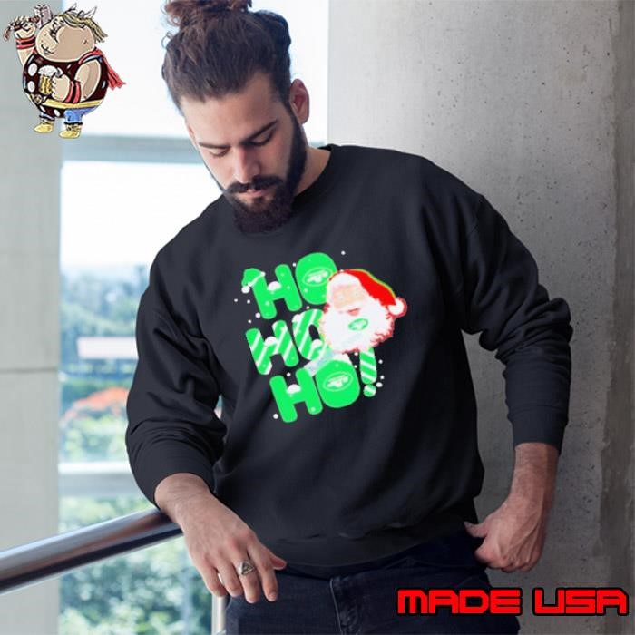 Ho Ho Ho New York Jets Santa Claus Christmas Sweatshirt