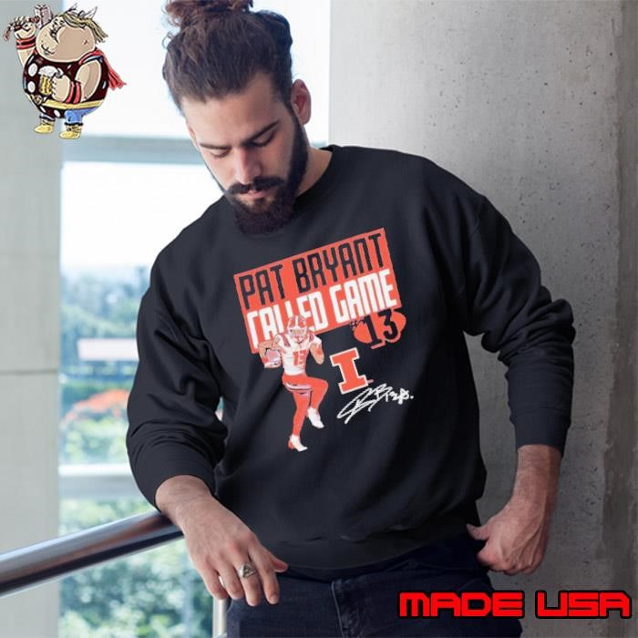 Illinois Fighting Illini Pat Bryant Called Game #13 signature Sweatshirt