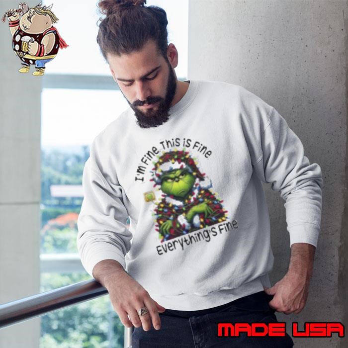 I'm Fine This Is Fine Eveything’s Fine Christmas Sweatshirt