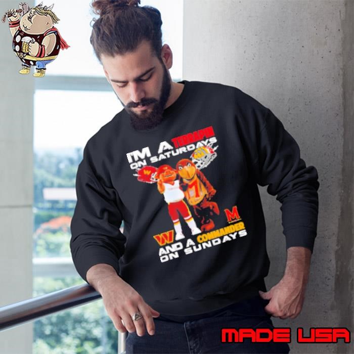 I'm a Terrapin on Saturdays x Commander on Sundays mascots Sweatshirt