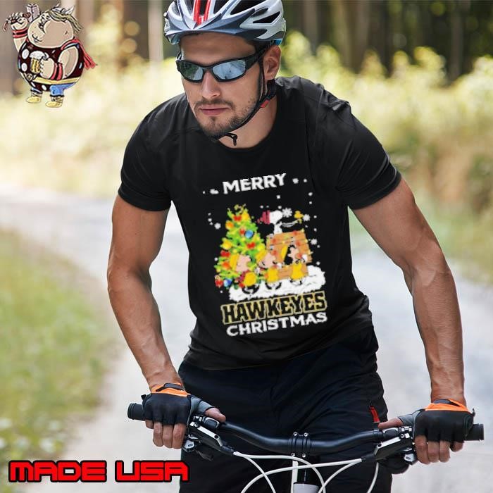 Iowa Hawkeyes X Snoopy And Friends Merry Christmas 2024 Unisex