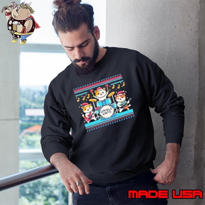 Jingle Cats Ugly Christmas Sweatshirt