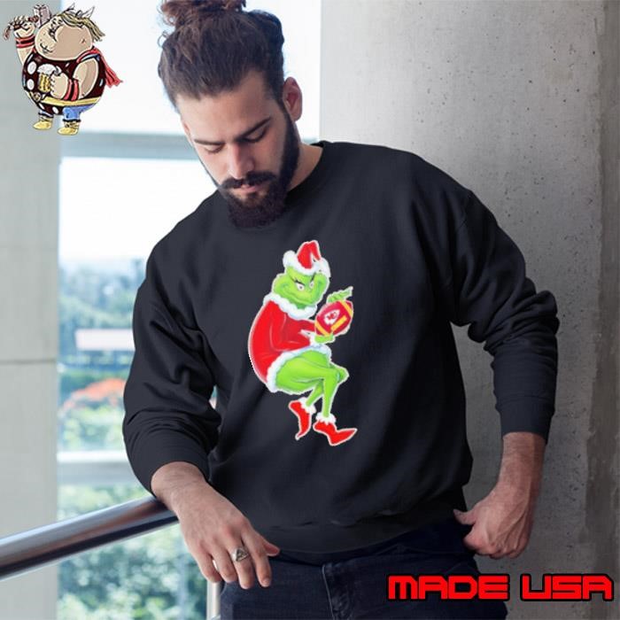 Kansas City Chiefs Grinch Merry Christmas 2024 Sweatshirt