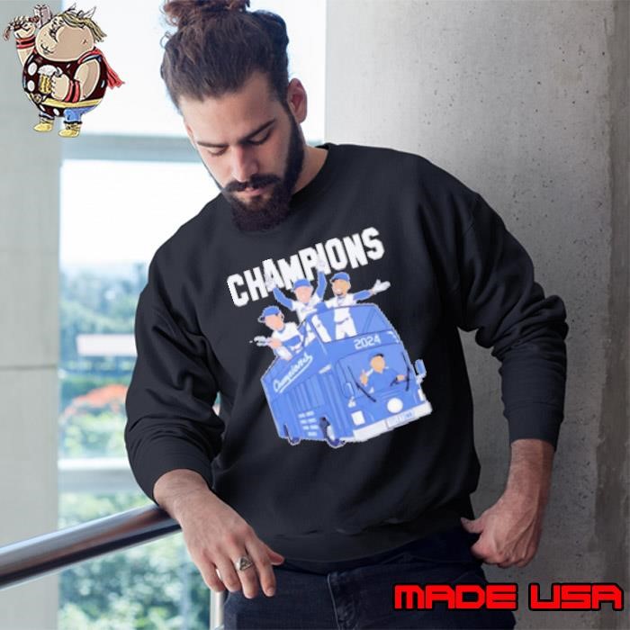 LA Dodgers champions caricatures 2024 Sweatshirt
