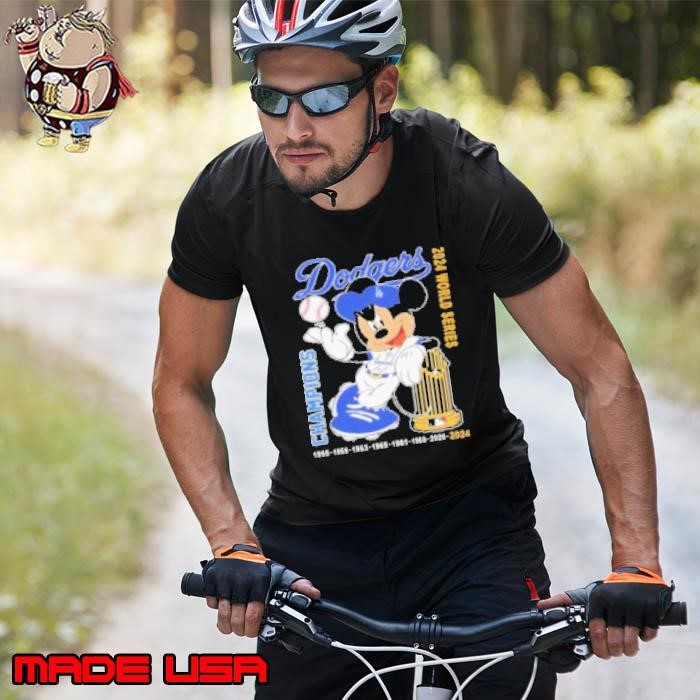 Los Angeles Dodgers Mickey Mouse World Series Champions 2024 Unisex