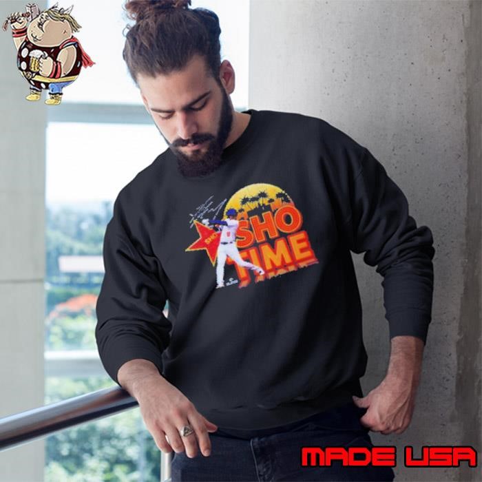 Los Angeles Shohei Ohtani Sho Tme Signature Retro MLB Sweatshirt