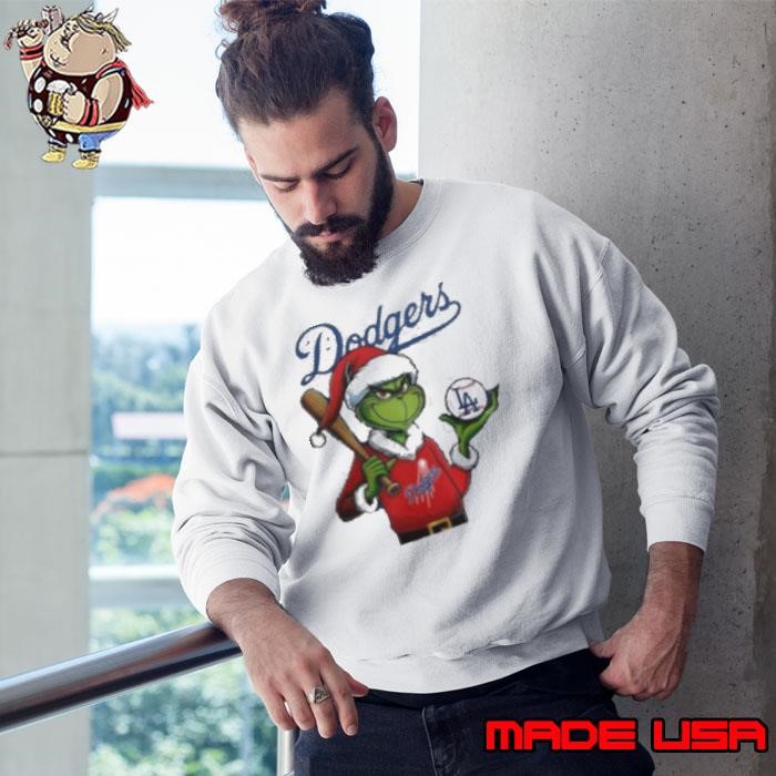 MLB Los Angeles Dodgers The Grinch Grinchmas Christmas 2024 Sweatshirt