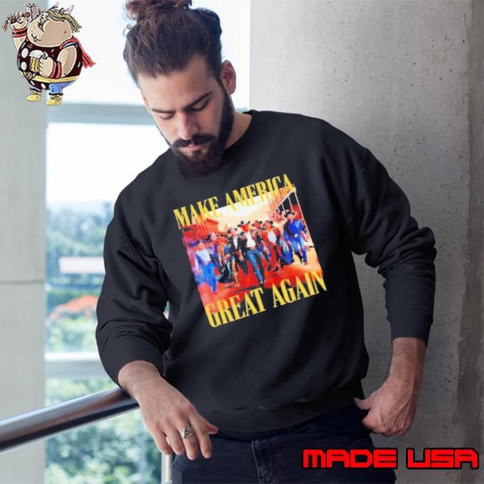 Maga Garbage Trump make america great again cowboys Sweatshirt