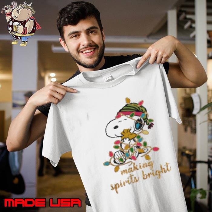Making Spirits Bright Snoopy Holiday Lights Unisex