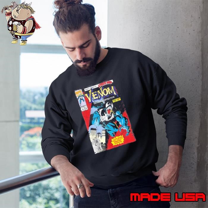 Marvel Venom Lethal Protector Retro Comic Graphic Sweatshirt