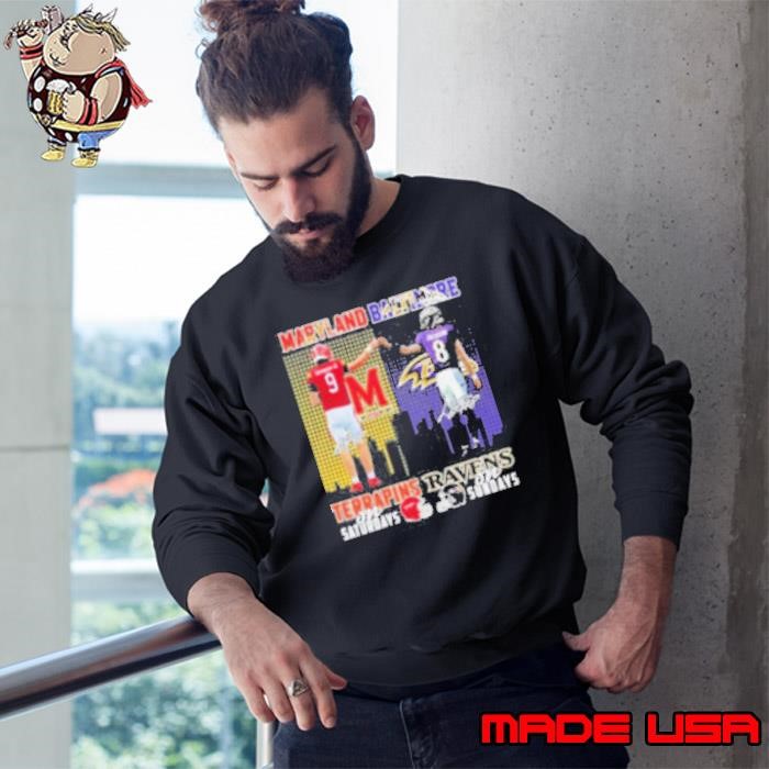 Maryland Terrapins On Saturdays Baltimore Ravens On Sundays Sweatshirt