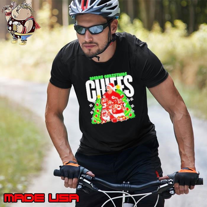 Merry Christmas Kansas City Chiefs Christmas tree coach and players Unisex