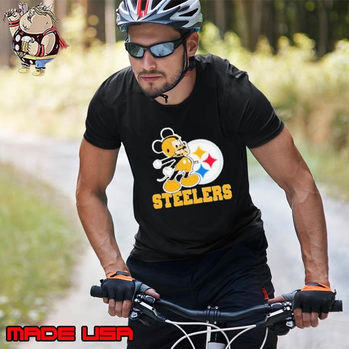 Mickey Mouse Pittsburgh Steelers Football Logo Team Unisex