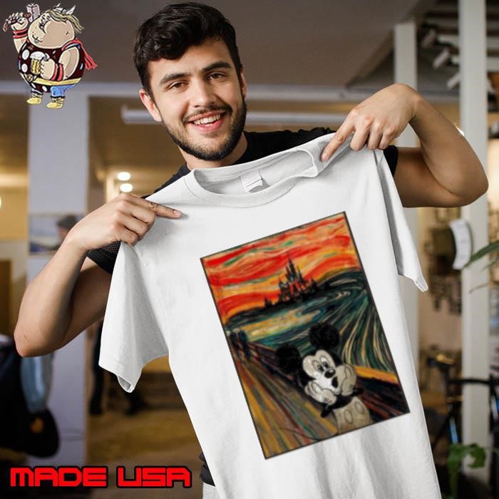 Mickey Mouse Scream Parody Poster Unisex