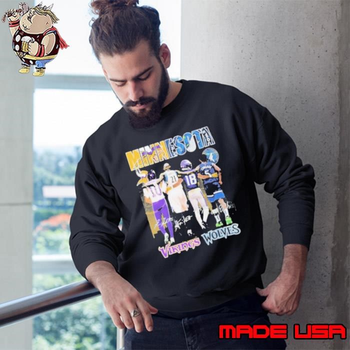 Minnesota Vikings x Minnesota Timberwolves Signature Sweatshirt