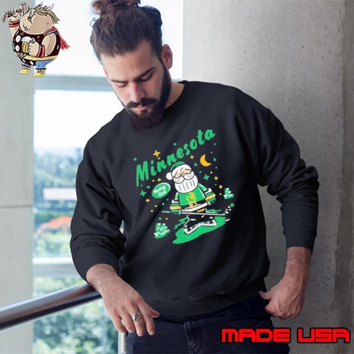 Minnesota Wild Santa Claus Christmas 2024 Sweatshirt