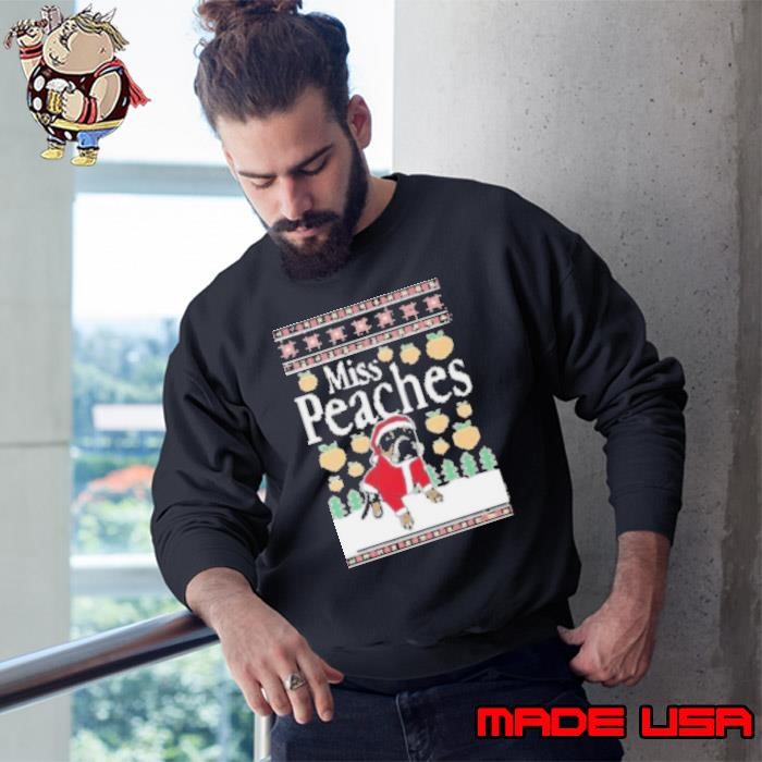 Miss Peaches Premium Ugly Christmas Sweatshirt