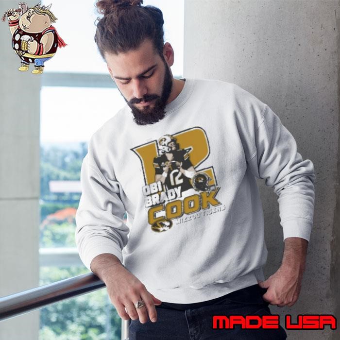 Mizzou Tigers NIL 2024 Football Brady Cook NCAA QB1 Sweatshirt