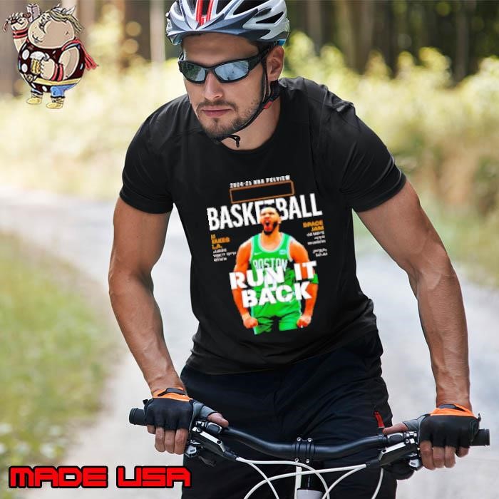 NBA preview Jayson Tatum Boston Celtics basketball run it back graphic Unisex