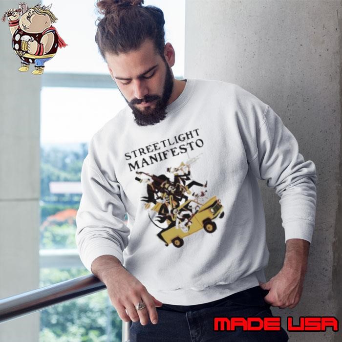 Nice Streetlight Manifesto Skeleton Band Sweatshirt