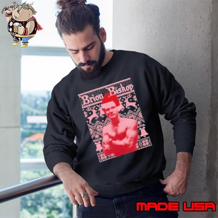 Official Brion Bishop Ugly Xmas 2024 Sweatshirt