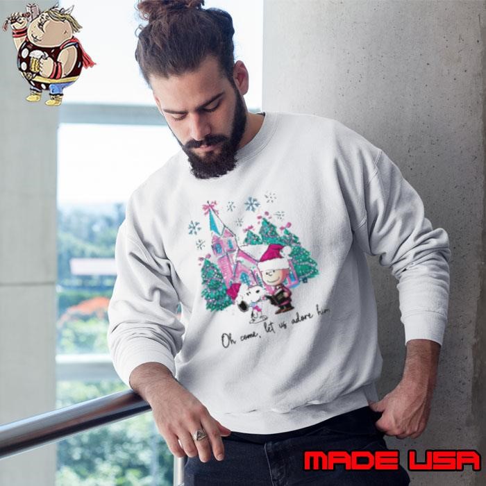 Oh come, let us adore him christmas Sweatshirt