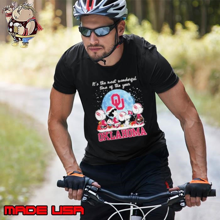 Oklahoma Sooners It The Most Wonderful Time Of The Year Peanut Characters Christmas Unisex