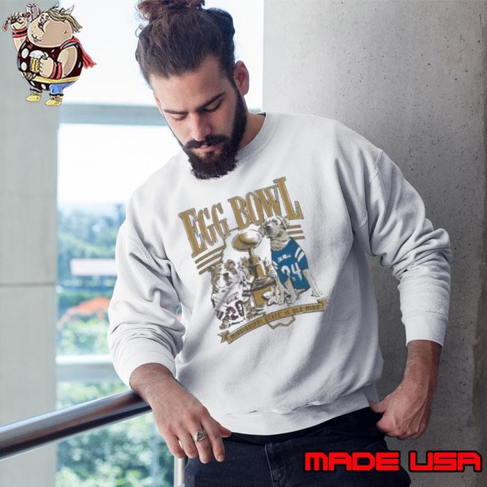 Ole Miss Rebels vs. Mississippi State Bulldogs Game Day 2024 Egg Bowl Sweatshirt