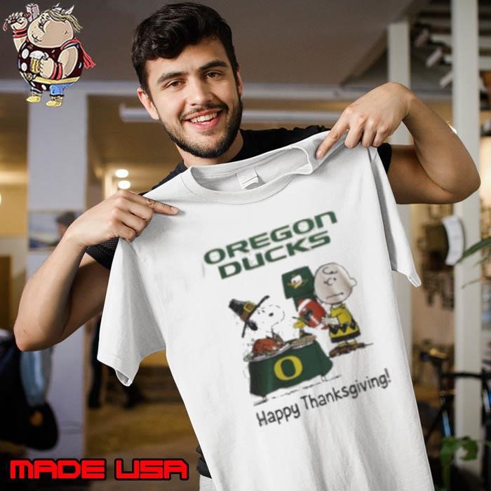 Peanuts Oregon Ducks Happy Thanksgiving Unisex
