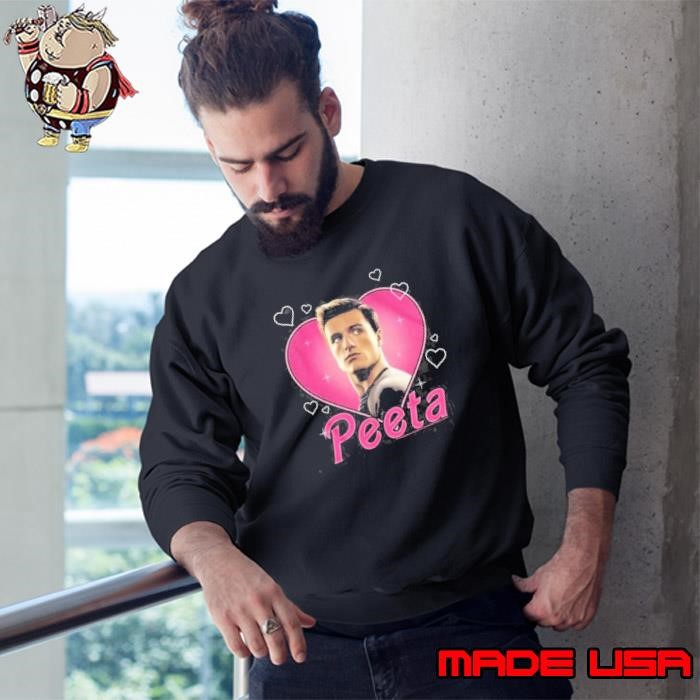 Peeta fictional character of The Hunger Games I Love Peeta Sweatshirt