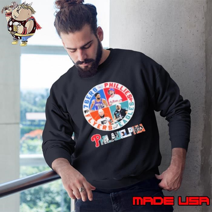 Philadelphia 76ers x Philadelphia Phillies x Philadelphia Eagles x Philadelphia Flyers 2024 Sweatshirt