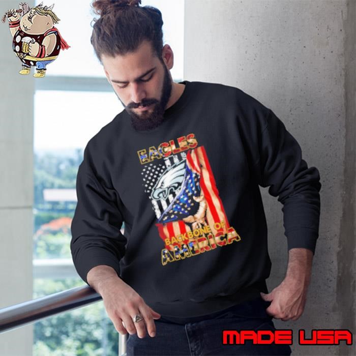 Philadelphia Eagles Backbone Of America NFL Football Sweatshirt
