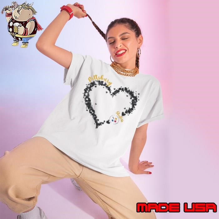 Pittsburgh Steelers Lovebeat Ladies tee