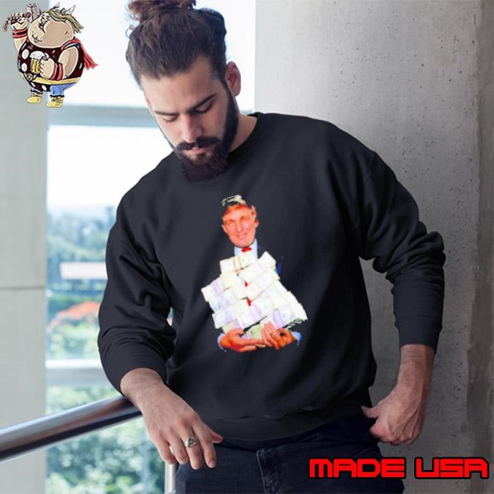 President 45th 47th USA money graphic Sweatshirt