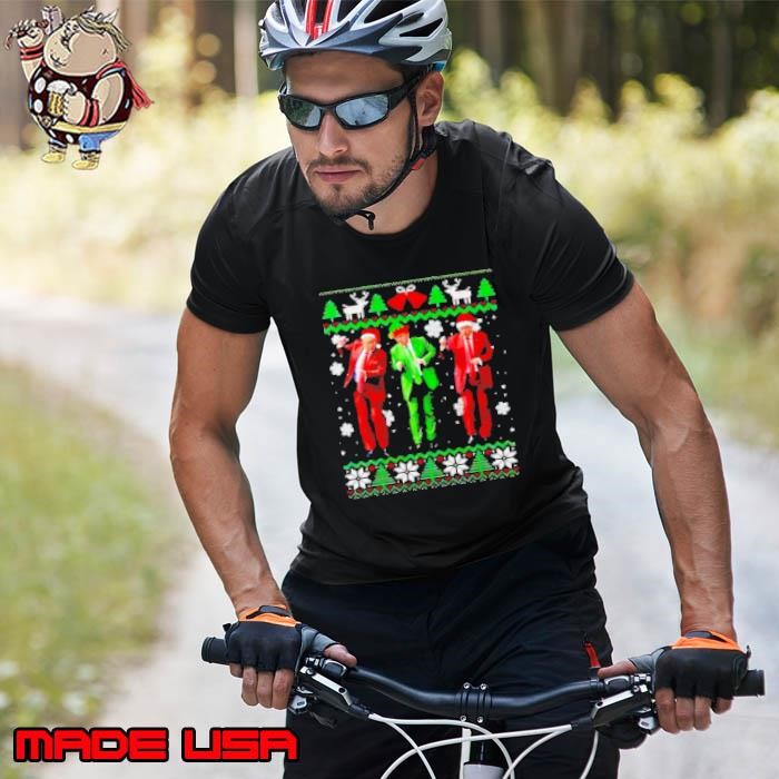 President dance Elf Santa Christmas Ugly Unisex