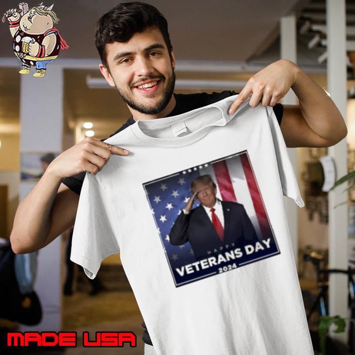 Real Donald Trump Happy Veterans Day 2024 Unisex