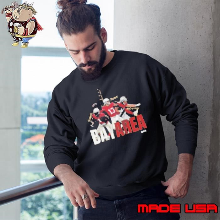 Sammel Purdy McCaffrey San Francisco 49ers Football Bay Area Trio NFL Sweatshirt
