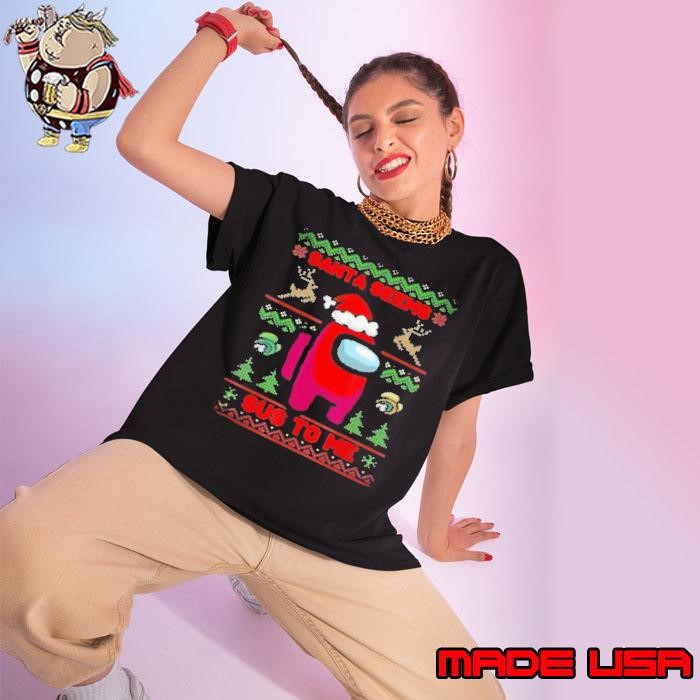 Santa Seems Sus To Me Ladies tee