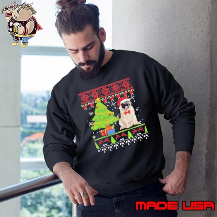 Santa Ugly Merry Christmas Tree Sweatshirt
