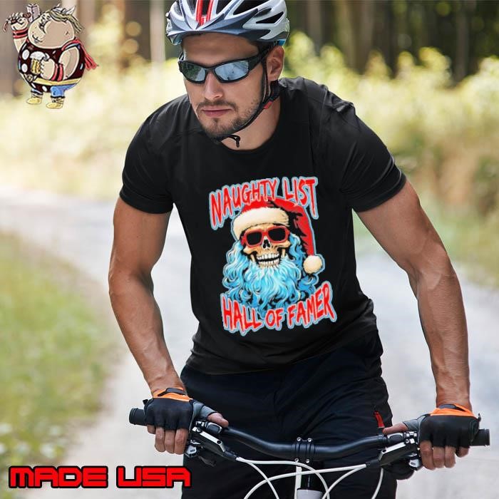 Santa claus skeleton naughty list hall of famer Unisex
