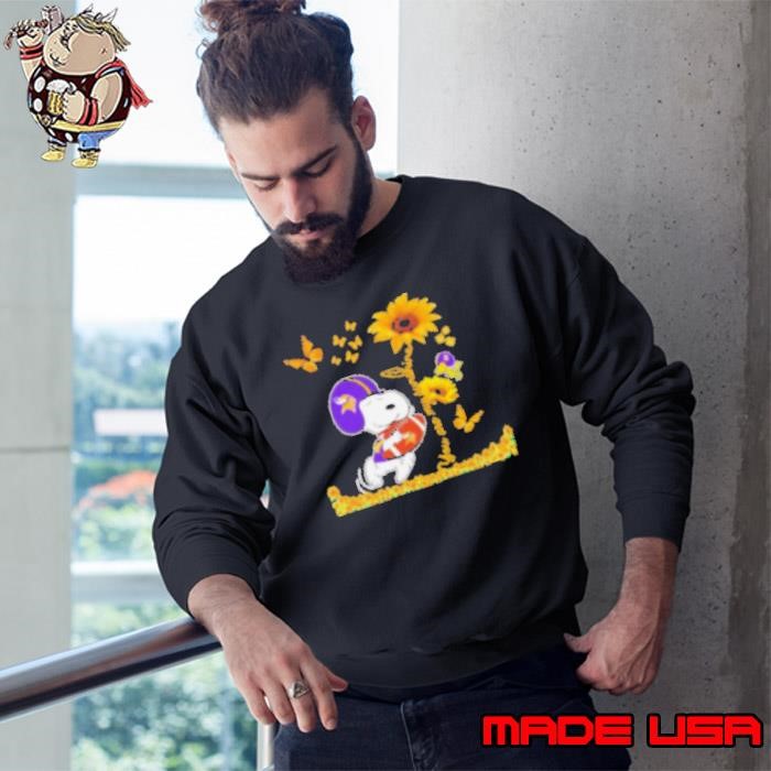 Snoopy And Woodstock X Minnesota Vikings You Are My Sunshine Sweatshirt