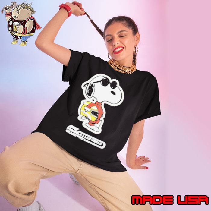 Snoopy Formula 1 x Peanuts 2024 Las Vegas Grand Prix Joe Cool Ladies tee