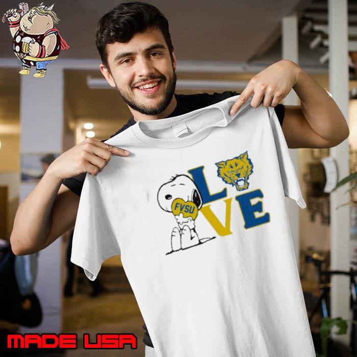 Snoopy Love Fvsu Fort Valley State University Heart Unisex
