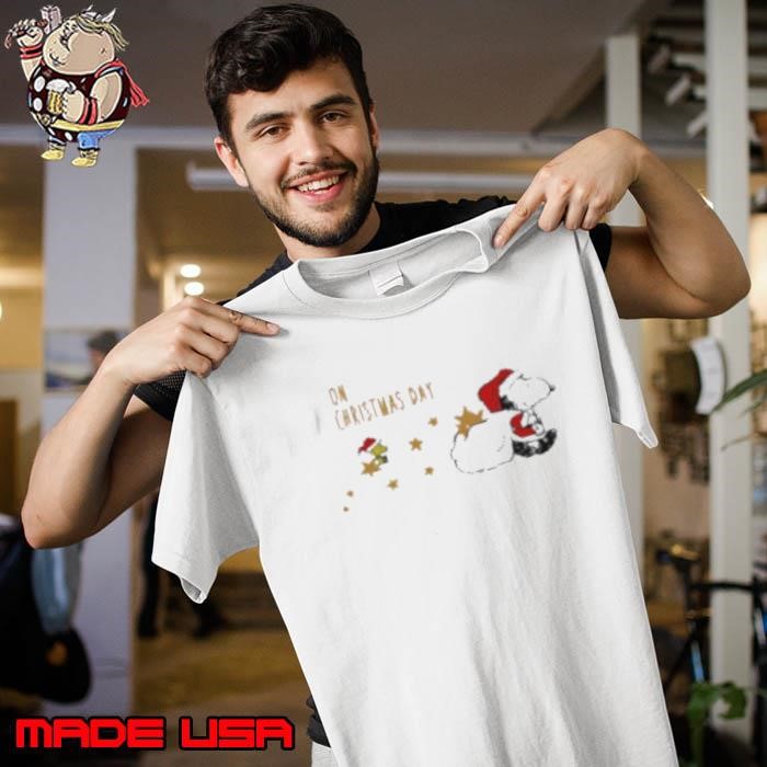 Snoopy and Woodstock on Christmas day Abbey Road Unisex